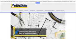 Desktop Screenshot of electricidadnovollanes.com